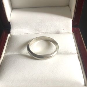 Vintage 14k White Gold Band sz 6